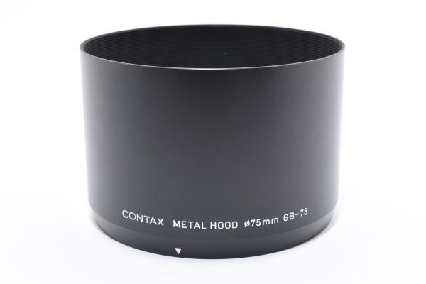 RU1043★コンタックス CONTAX METAL HOOD 75mm GB-75 メタル レンズフード