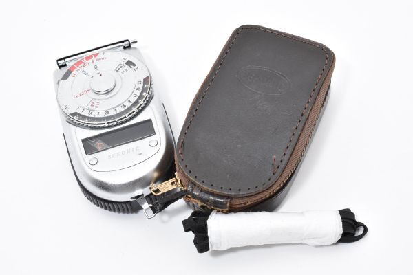 RU1055★セコニック SEKONIC AUTO-LEADER model 38 露出計 ケース＆ストラップ付