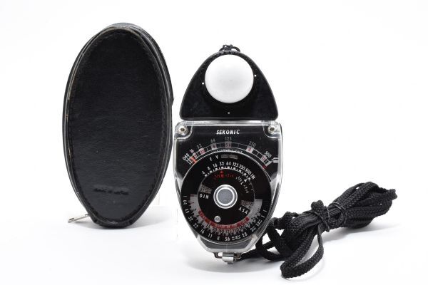 RU1050★セコニック SEKONIC STUDIO DELUXE L-28c2 露出計 ケース＆ストラップ付
