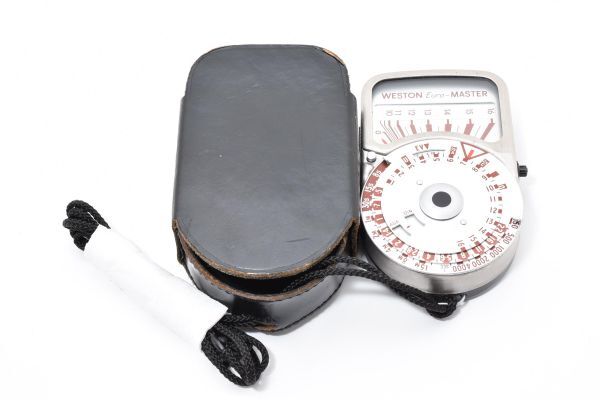 RU1060★SANGAMO WESTON Euro-MASTER MODEL S461-6 露出計 ケース＆ストラップ付