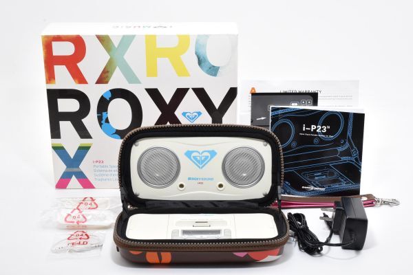 RU1069★SONIC IMPACT ROXY SOUND i-P23 ソニック インパクト iPod対応 ポータブルスピーカー ROXYデザイン