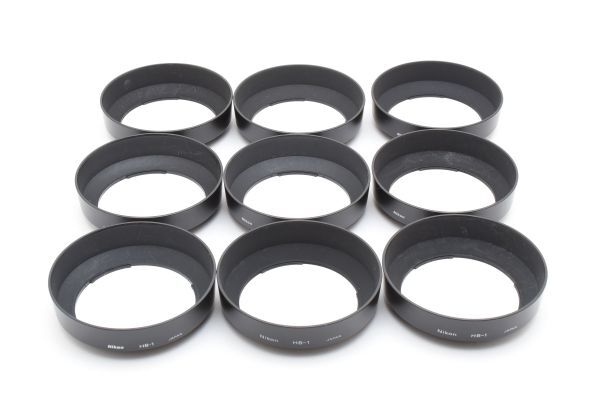 RU1077★ニコン Nikon HB-1 レンズフード 9個セット