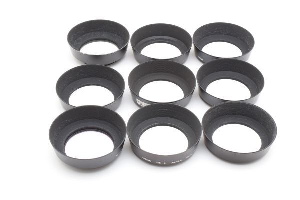 RU1083★ニコン Nikon HN-3 レンズフード 9個セット