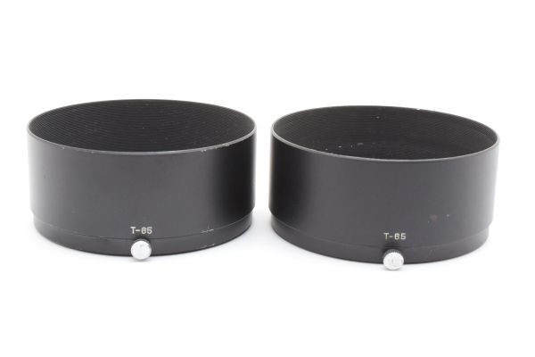 RU1094★キャノン Canon T-65 メタル レンズフード 2個セット