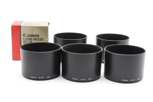 RU1113★キャノン Canon BT-58 レンズフード 5個セット