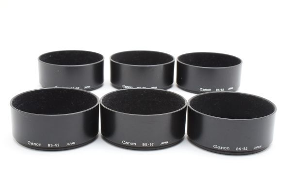 RU1111★キャノン Canon BS-52 レンズフード 6個セット