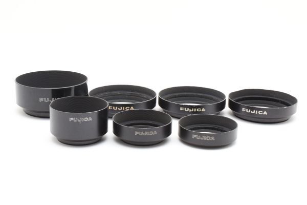 RU1137★フジカ FUJICA f=150mm f=180mm f=100mm f=135mm f=50mm 55mm f=35mm メタル レンズフード