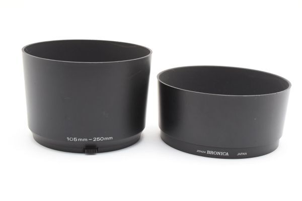 RU1139★ゼンザブロニカ ZENZA BRONICA 105mm-150mm + 105mm-250mm レンズフード　