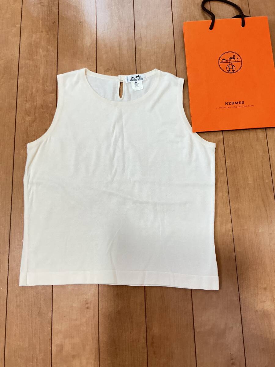 極美品　HERMES エルメス　トップス　42