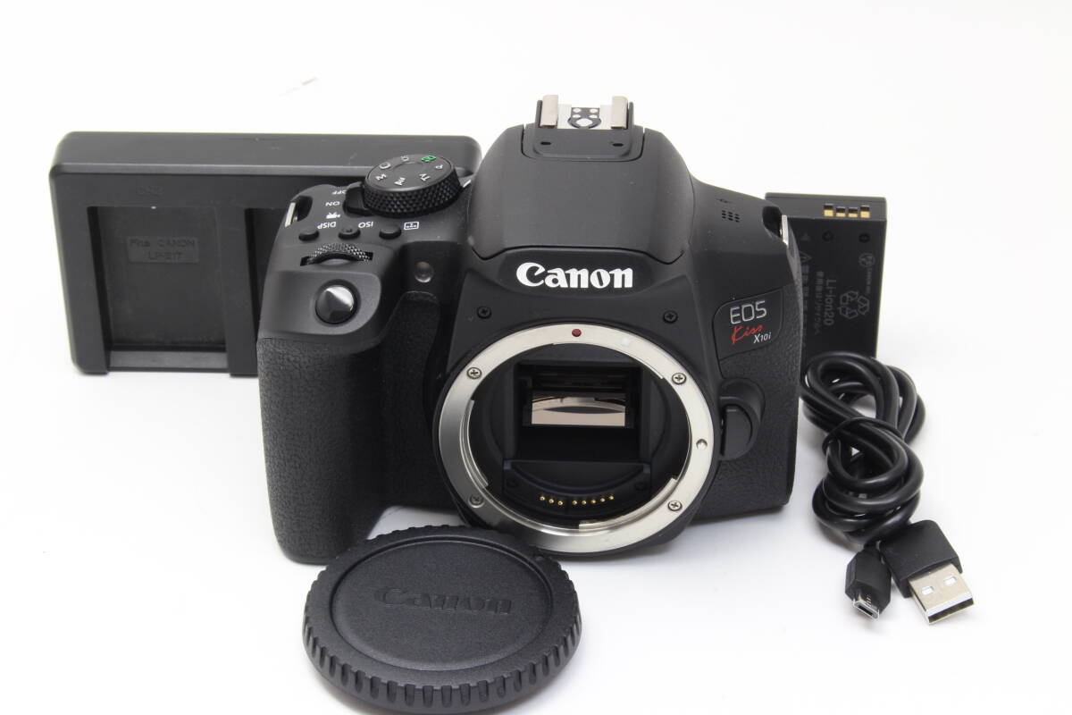 AA (新品級) Canon キヤノン EOS Kiss X10i ボディ ショット数1000回以下 初期不良返品無料