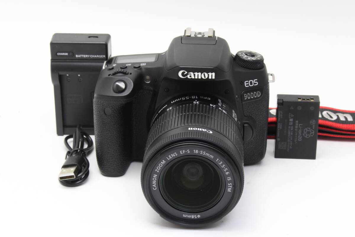 AB+ (良品) Canon キヤノン EOS 9000D EF-S 18-55mm IS STM レンズキット 初期不良返品無料