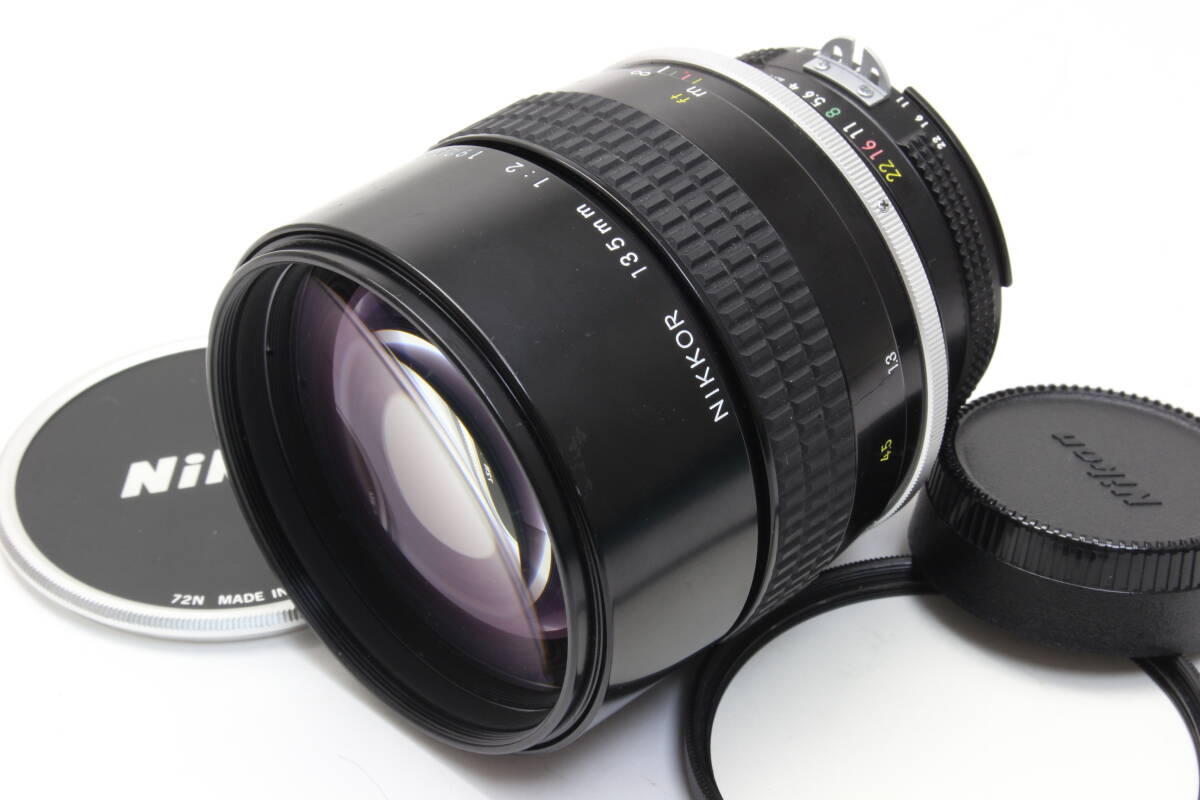 AB (良品) Nikon ニコン Ai NIKKOR 135mm F2 初期不良返品無料