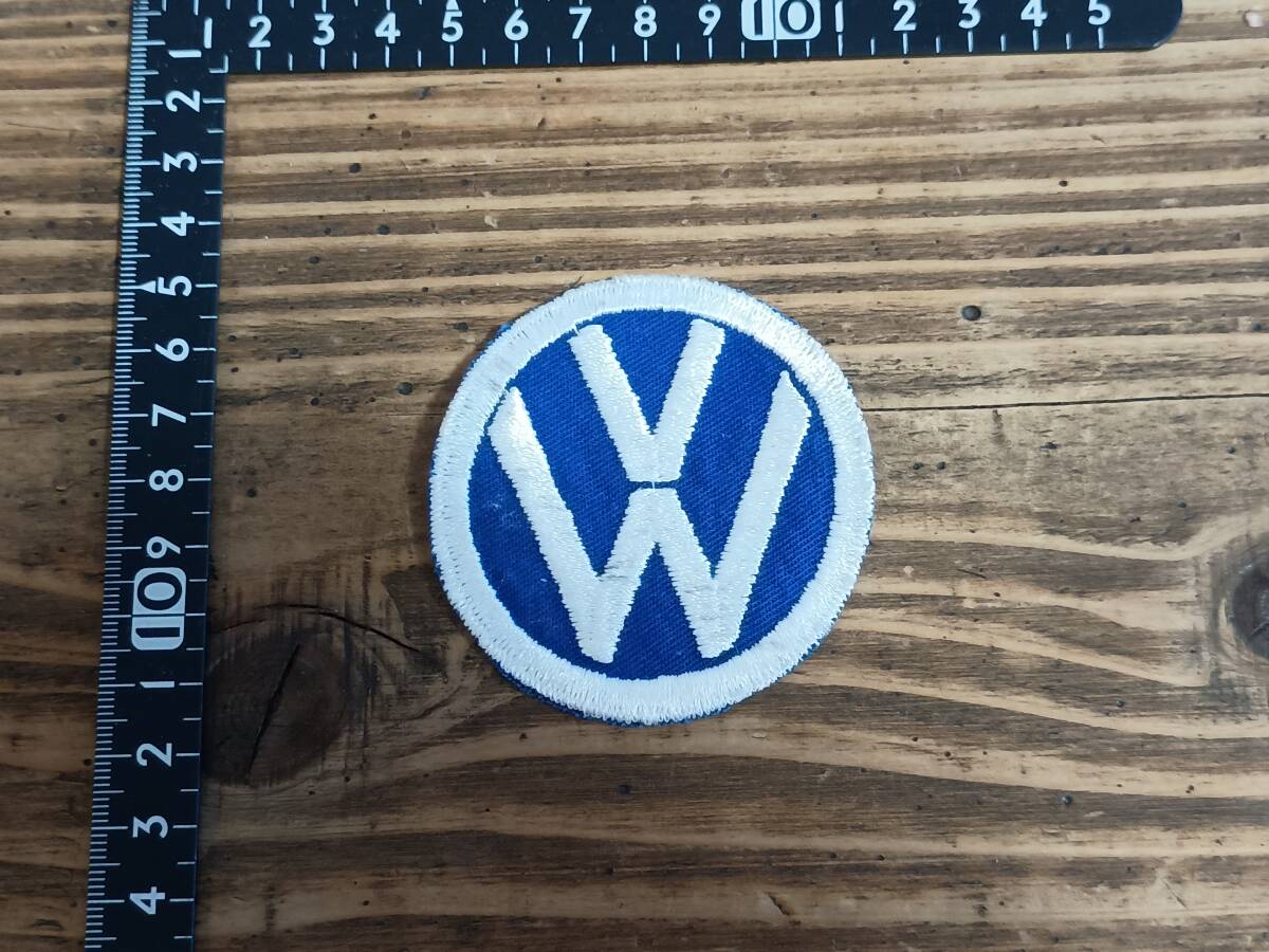 b△ワッペン Volkswagenフォルクスワーゲン モータースポーツ 未使用品