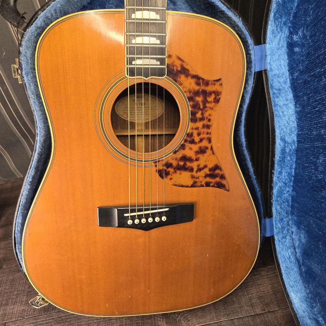 Yamaha ヤマハ　N-700 アコースティックギター 中島みゆき　ハードケース　トップ単板　　アコギ　日本　JAPAN　ジャパンヴィンテージ