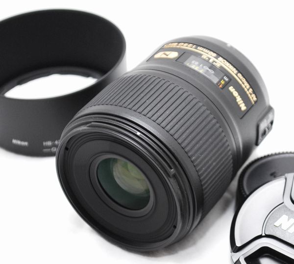 【新品同様の超美品・純正フード付き】Nikon ニコン AF-S Micro Nikkor 60mm f/2.8 G ED