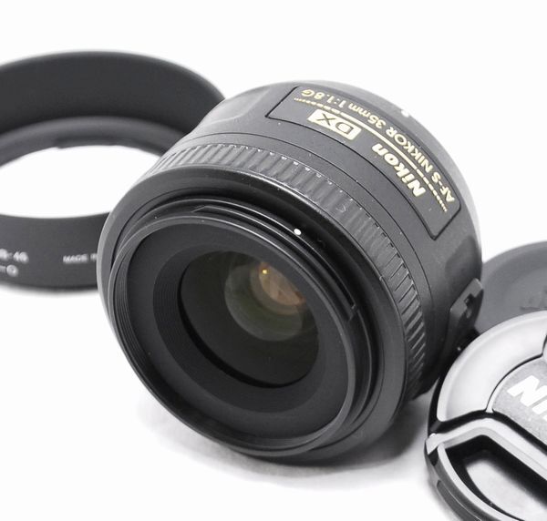 【超美品・純正フード付き】Nikon ニコン AF-S NIKKOR 35mm f/1.8 G
