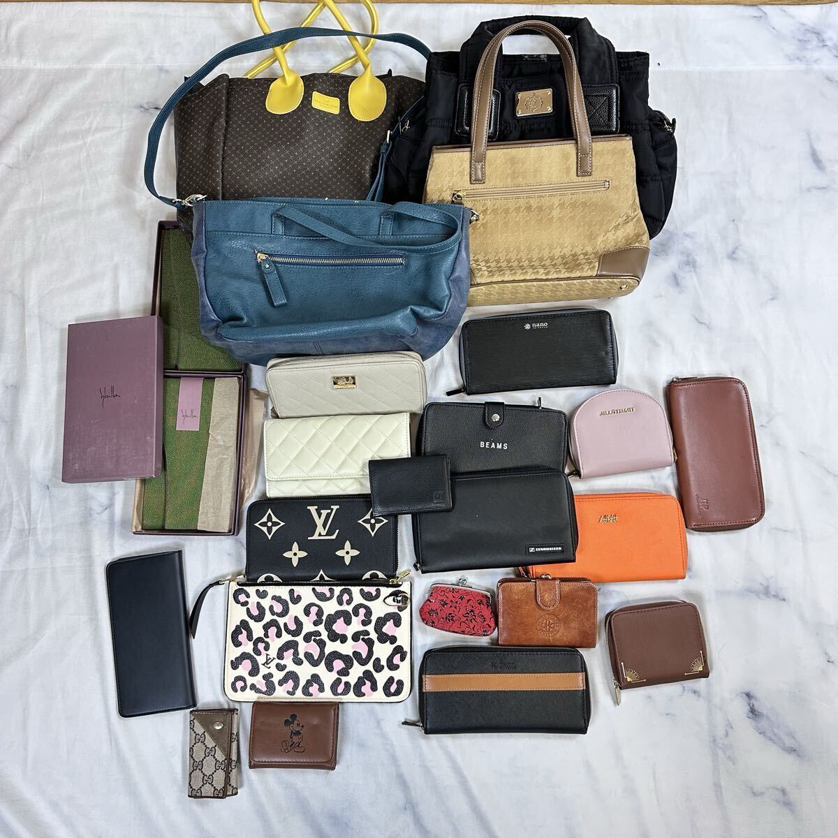 バッグ 財布 ブランド 小物 まとめ ナノユニバース　ビームス シビラ シップス ジルスチュアート 大量 小銭入れ キーケース 1円