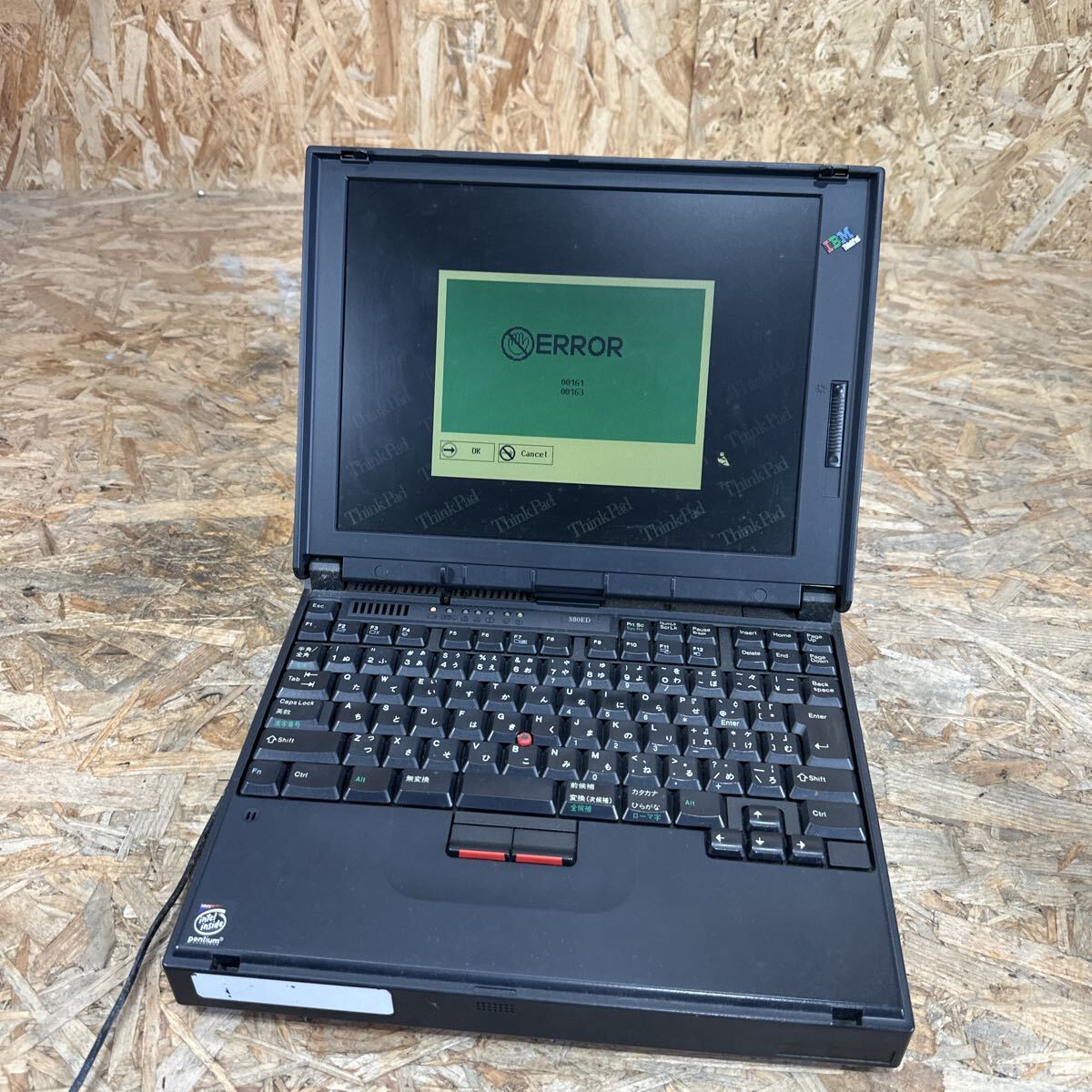 mdhd0410/1円〜/IBM/ThinkPad/Type2635/ノートパソコン/ノートPC/エラー/ジャンク