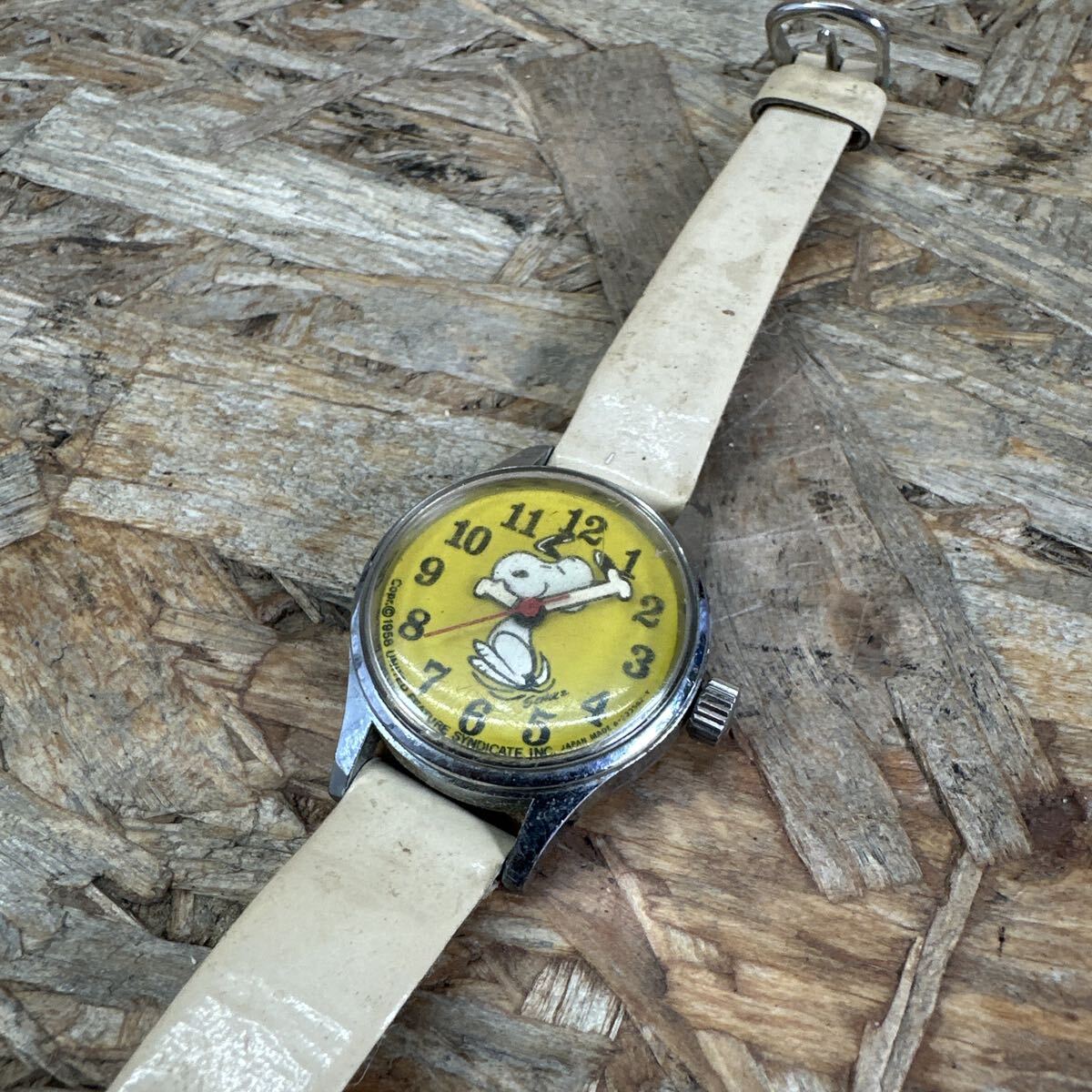 ar0408/1円〜/CITIZEN/シチズン/腕時計/4-230299/スヌーピー/手巻き/MT/レディース/現状稼働品