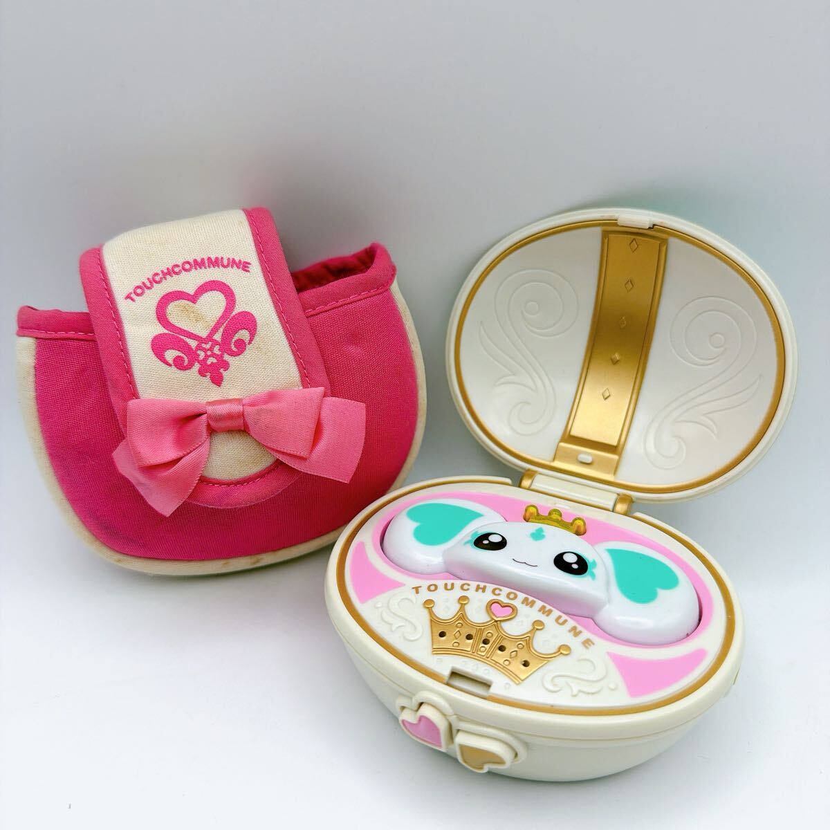 動作品 ふたりはプリキュア タッチコミューン ふたりはプリキュア MaxHeart バンダイ BANDAI 収納袋付き 玩具 レア 希少 おもちゃ 女の子