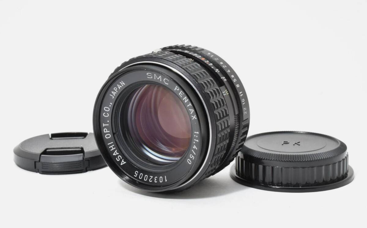 SMC PENTAX-M 50mm F1.4 Kマウント 美品 動作確認済 #88