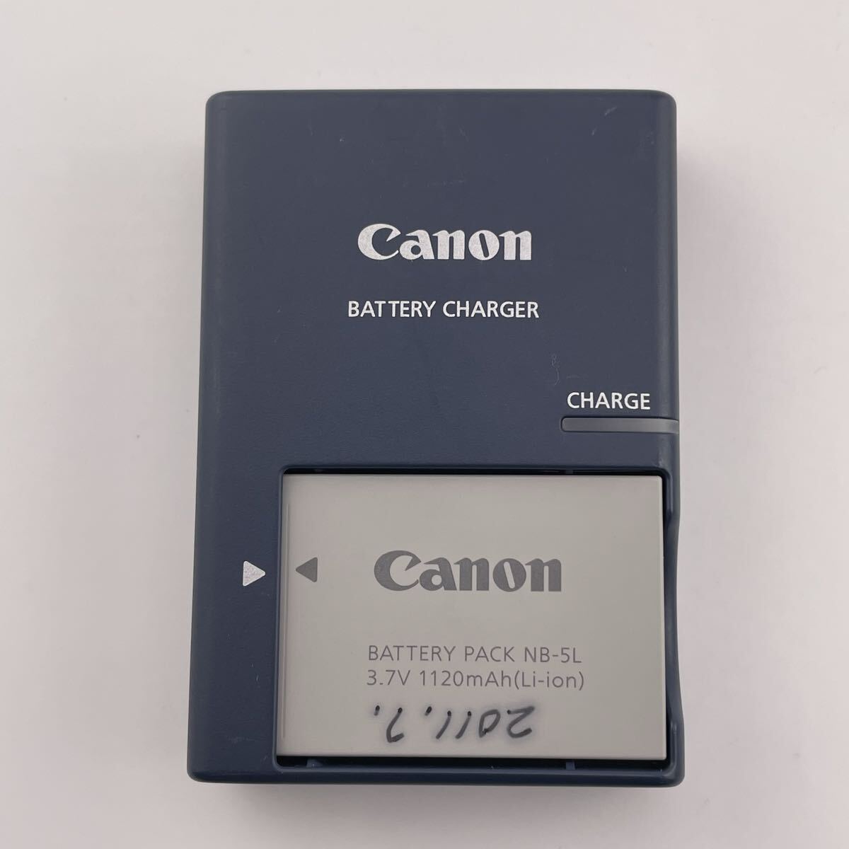 2個セット【動作確認済】送料無料　返金保証　キャノン　CANON CB-2LX + NB-5L 純正品 バッテリー　充電器 キヤノン　チャージャー
