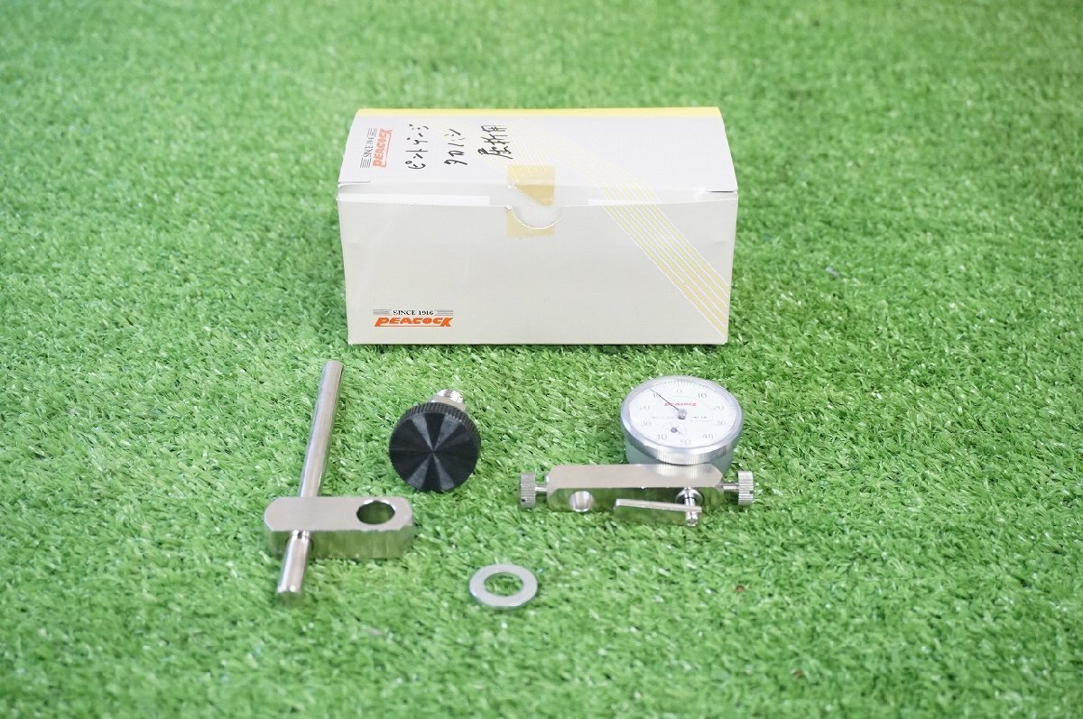 [SK][C6888560] PEACOCK ダイヤルゲージ 47F 0.01～4mm ダイヤル径約36mm 元箱付き