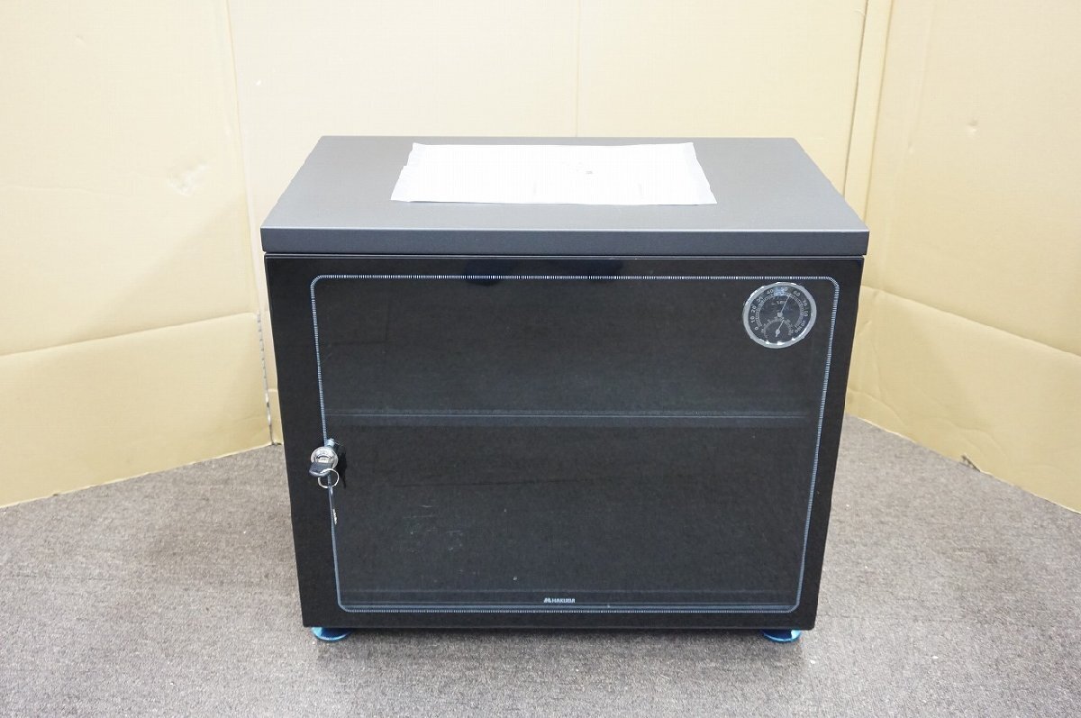 [SK][C6887317] HAKUBA KED-85W 防湿庫 E-ドライボックス 電子防湿保管庫 元箱、カギ、取扱説明書付き