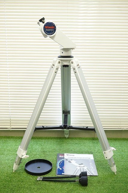 [QS][C6890617] Vixen ビクセン PORTA II ポルタ 2 経緯台 三脚 取扱説明書 等付属 天体望遠鏡 部品