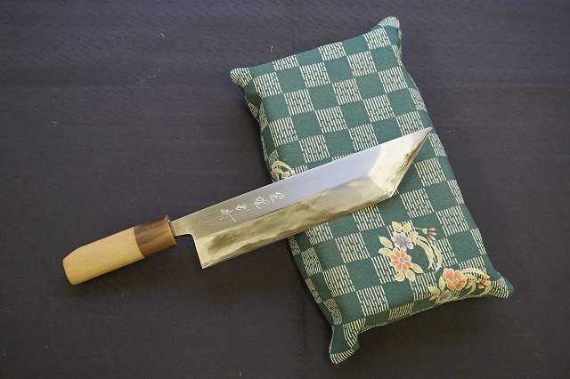 [QS][C6879280] 鰻裂き うなぎ包丁 和包丁 全長約:310mm 刃長約:200mm 重量約:270g