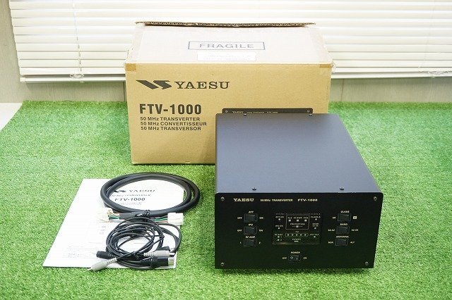 [QS][C6886612] YAESU ヤエス FTV-1000 50MHz トランスバーター ケーブル/取扱説明書 等付属 アマチュア無線