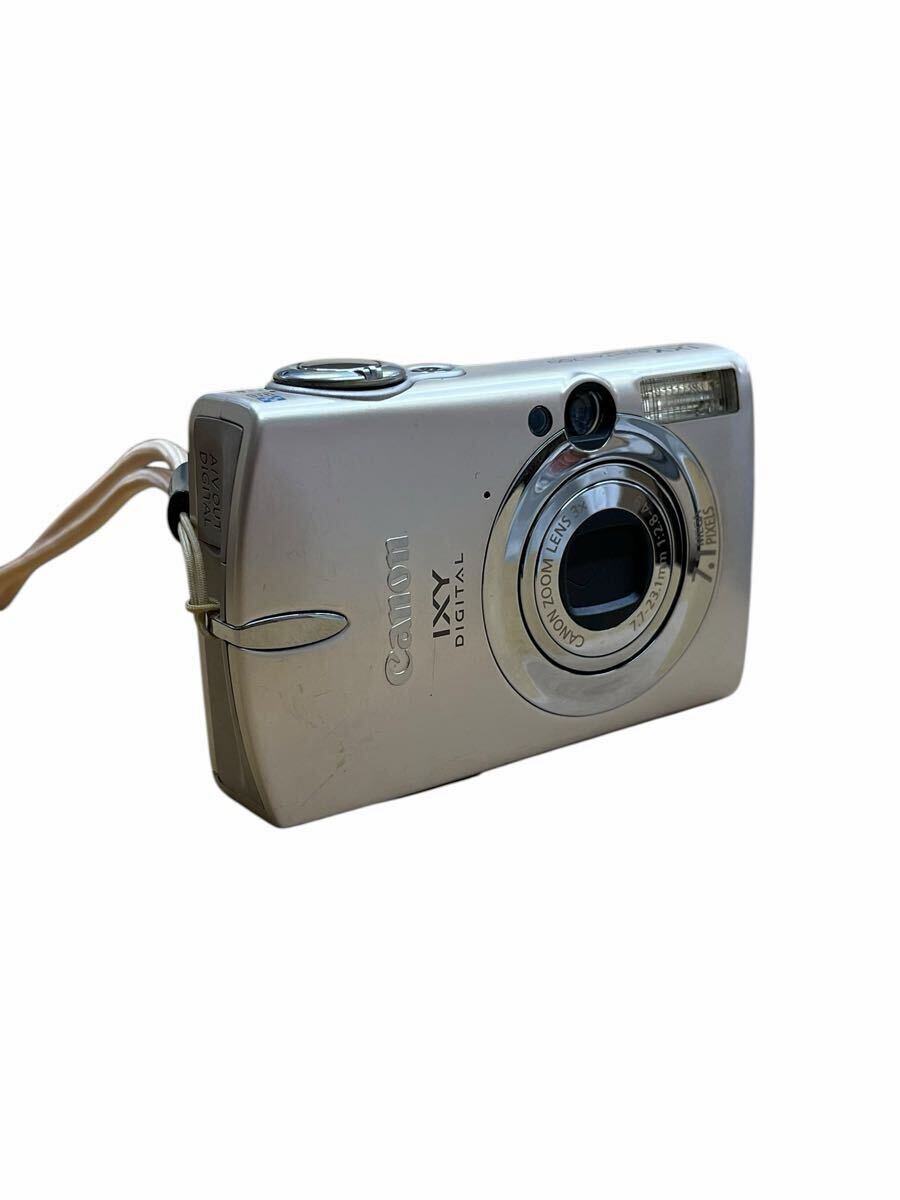 1円スタート キャノン Canon IXY DIGTAL 700 コンパクトデジタルカメラ デジタルカメラ コンパクトカメラ シルバー ケース付き 動作未確認