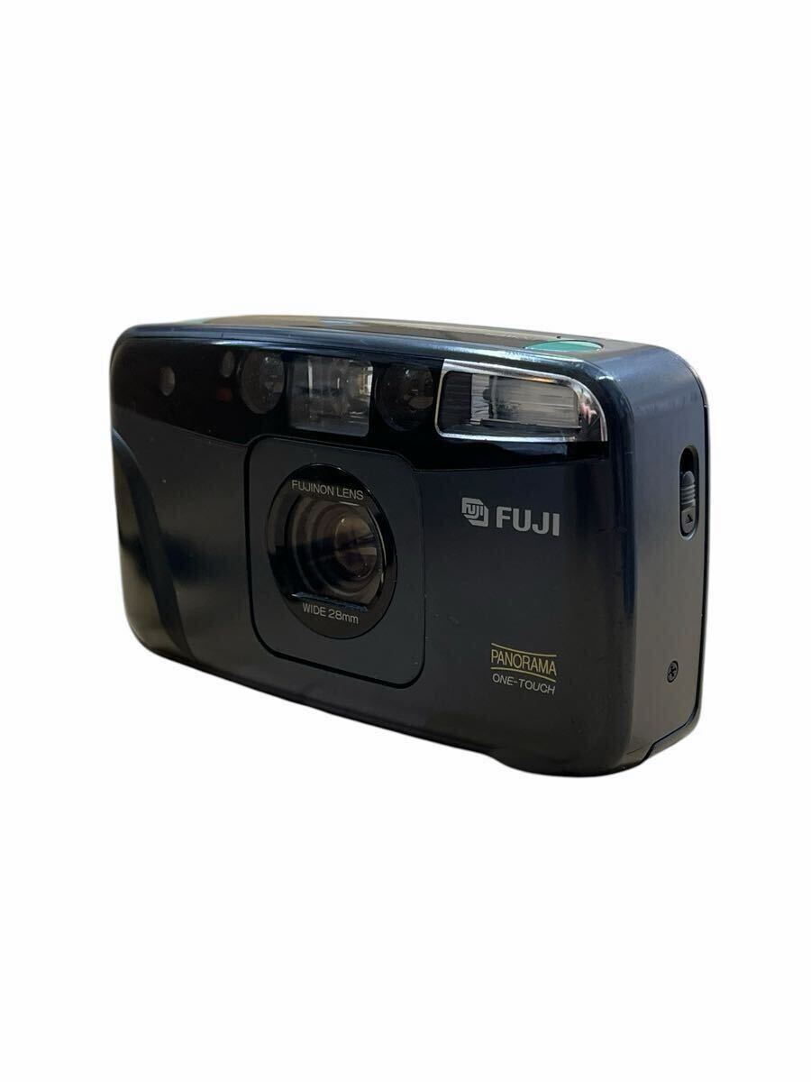 1円スタート 富士フィルム FUJI CARDIA mini EVERY DAY OP フィルムカメラ コンパクトカメラ 28mm FUJINON レンズ ブラック 動作未確認