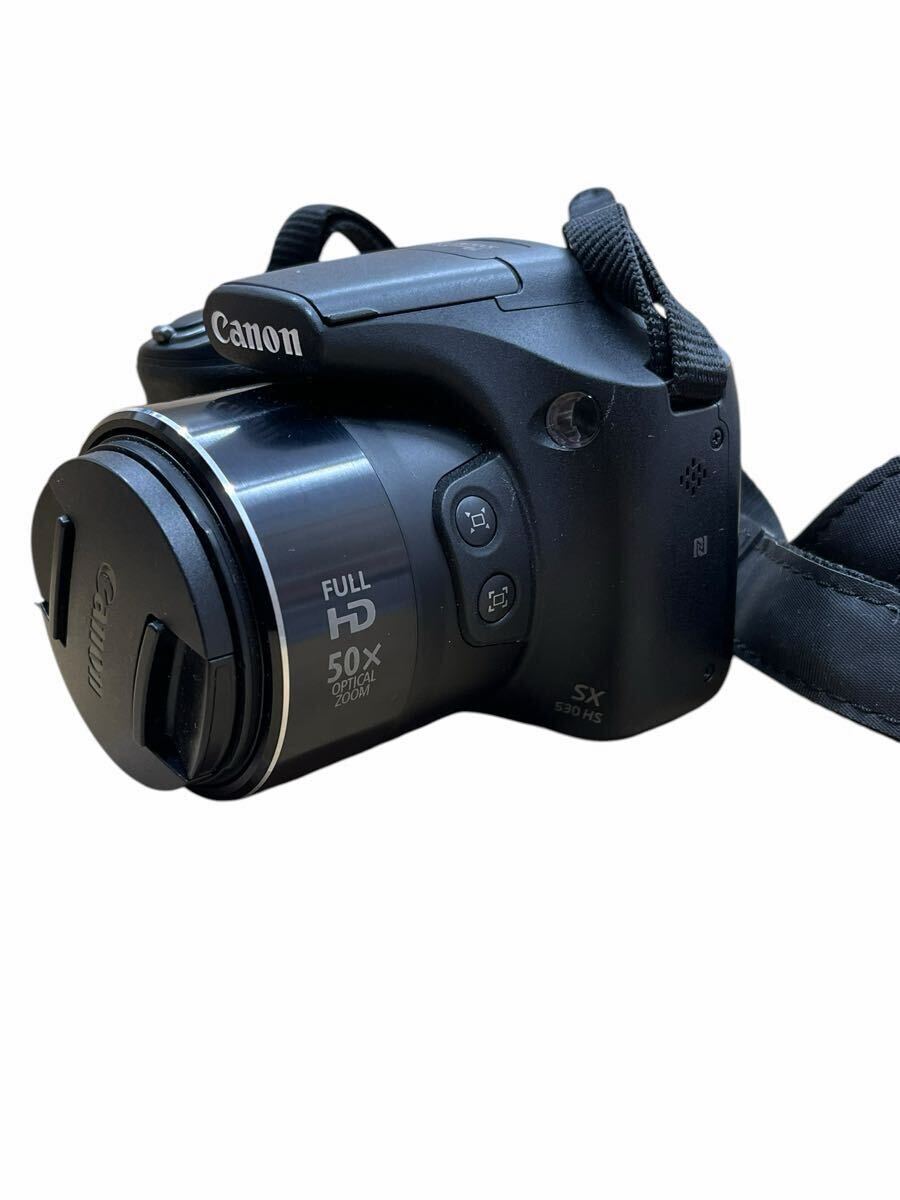1円スタート キャノン Canon Power Shot SX 530 HS コンパクトデジタルカメラ デジタルカメラ ケース ストラップ 充電器付き 動作確認済み