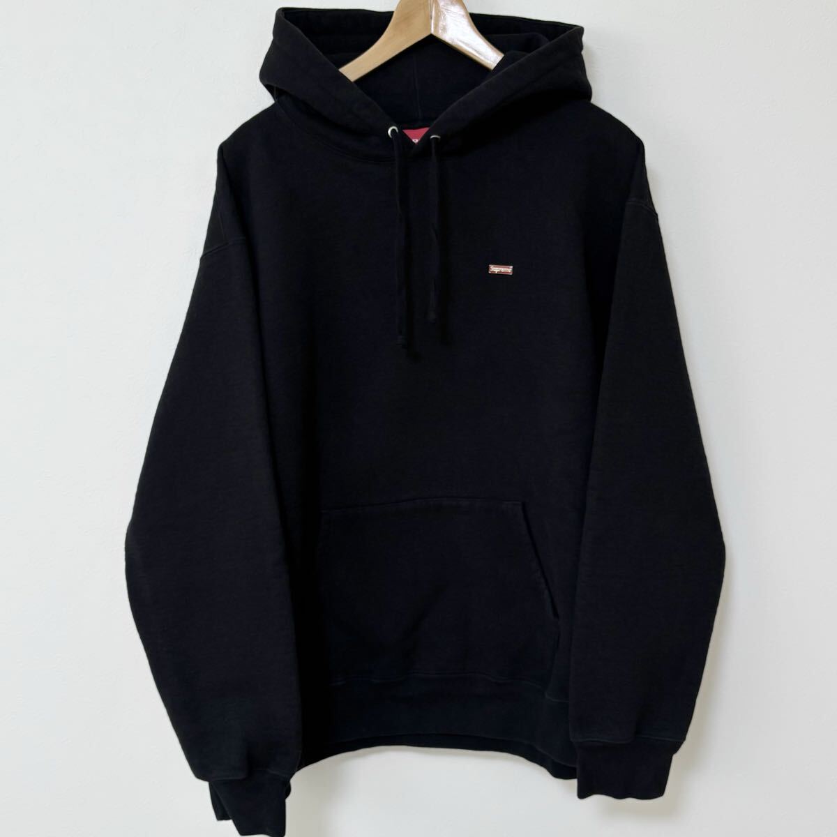 【希少】Supreme Enamel Small Box Hooded Sweatshirt ブラック 黒 シュプリーム エナメル スモールボックス スウェットシャツ パーカー