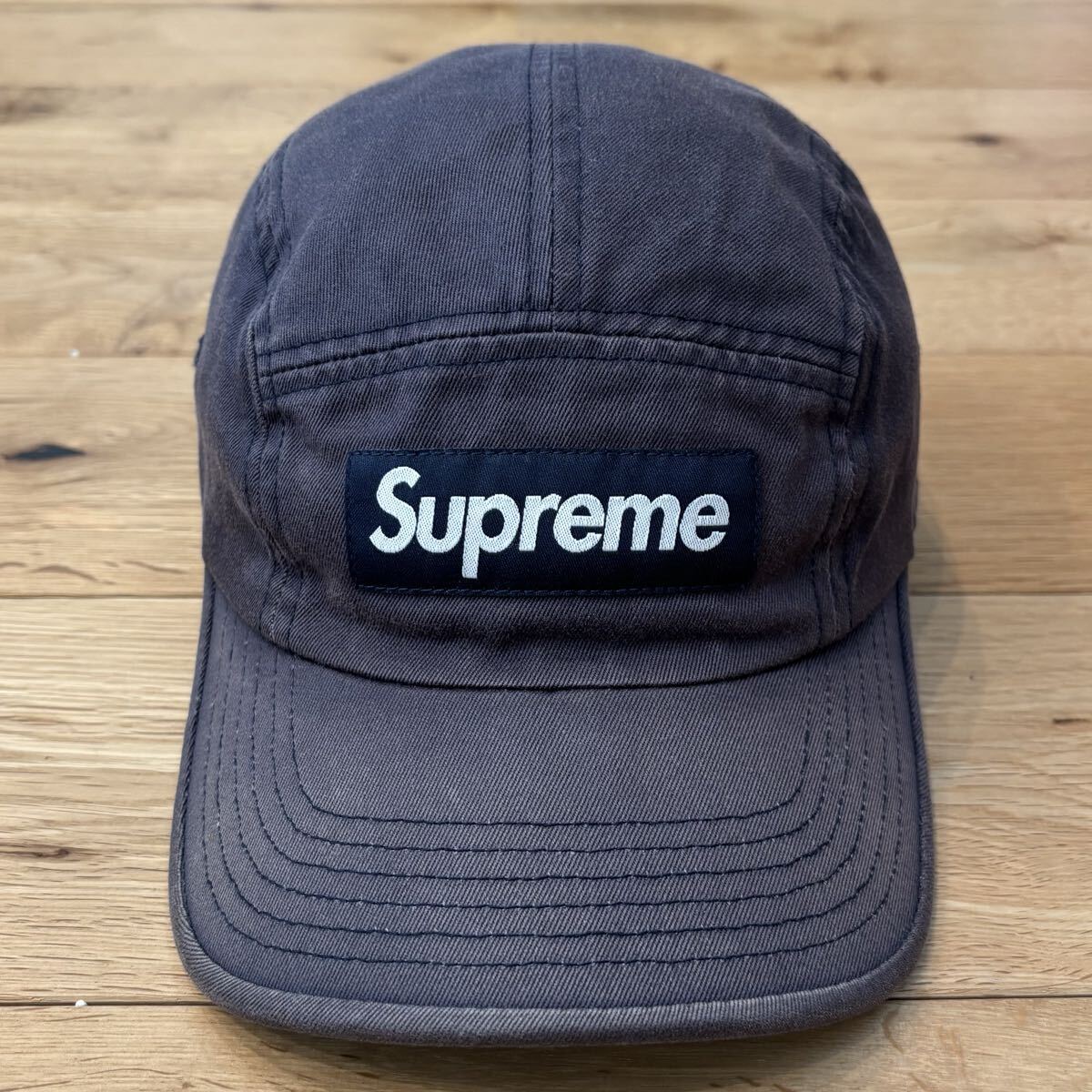 Supreme Washed Chino Twill Camp Cap ネイビー シュプリーム ウォッシュド チノ ツイル キャンプ キャップ Box Logo ボックスロゴ