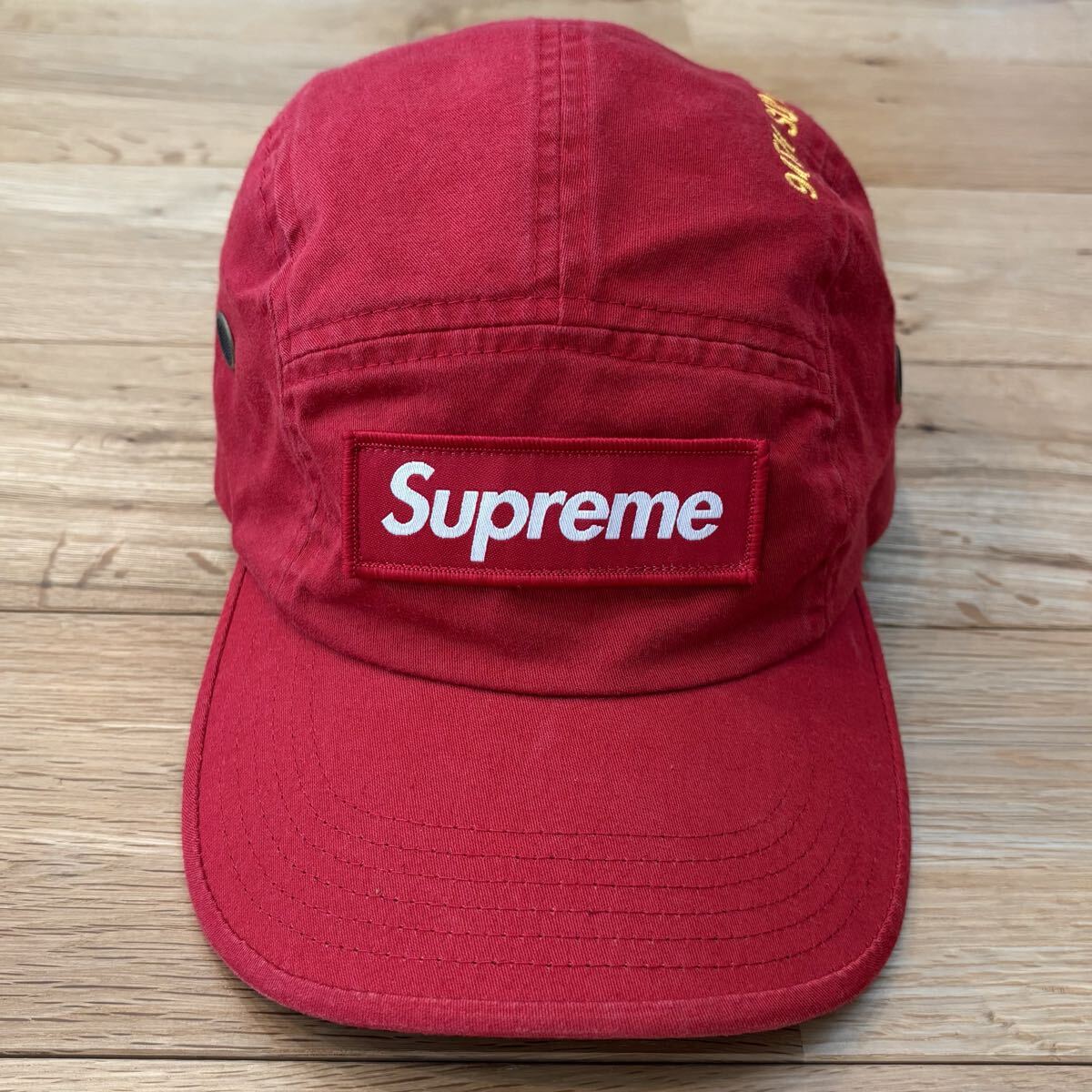 【希少】Supreme Military Camp Cap 赤 レッド シュプリーム ミリタリー キャンプ キャップ ボックスロゴ Box Logo