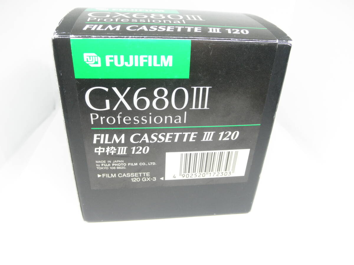FUJIFILM フジフィルム GX680Ⅲ FILM CASSETTE Ⅲ 120 元箱のみ 現状品 貴重！ 即決！（送料無料）