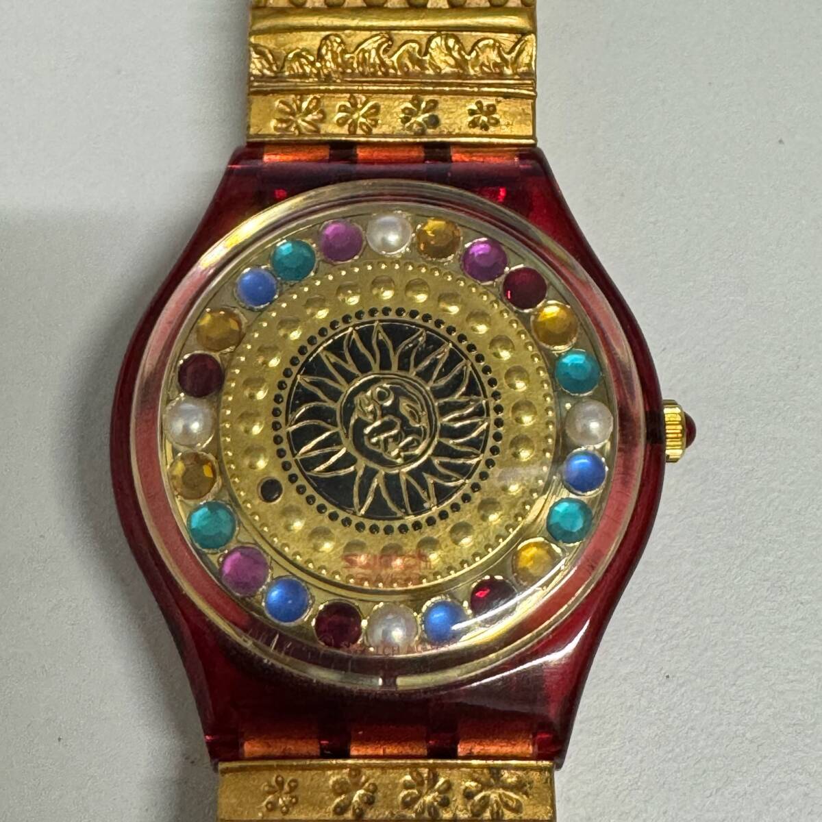 高1009　クリスチャン　ラクロア　SWATCHコラボ品　動作品　クリスマス