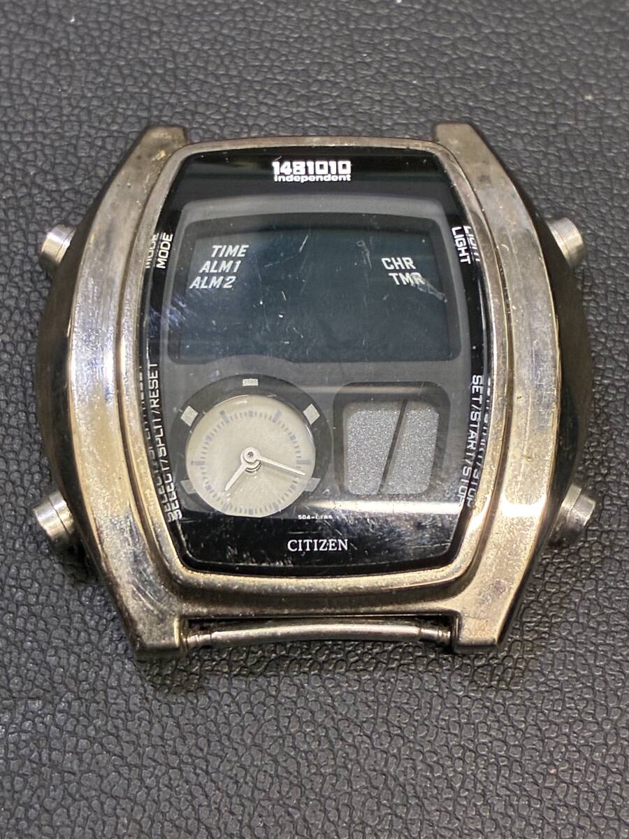 高1013　CITIZEN　C351-L16673　電池切れ　ベルトなし　現状品