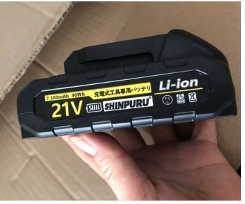 リチウムイオンバッテリー 21Vバッテリー 18v マキタバッテリー互換 1.5Ah 7500mAh 充電式 交換用 電動工具に最適 草刈機 インパクトレンチ