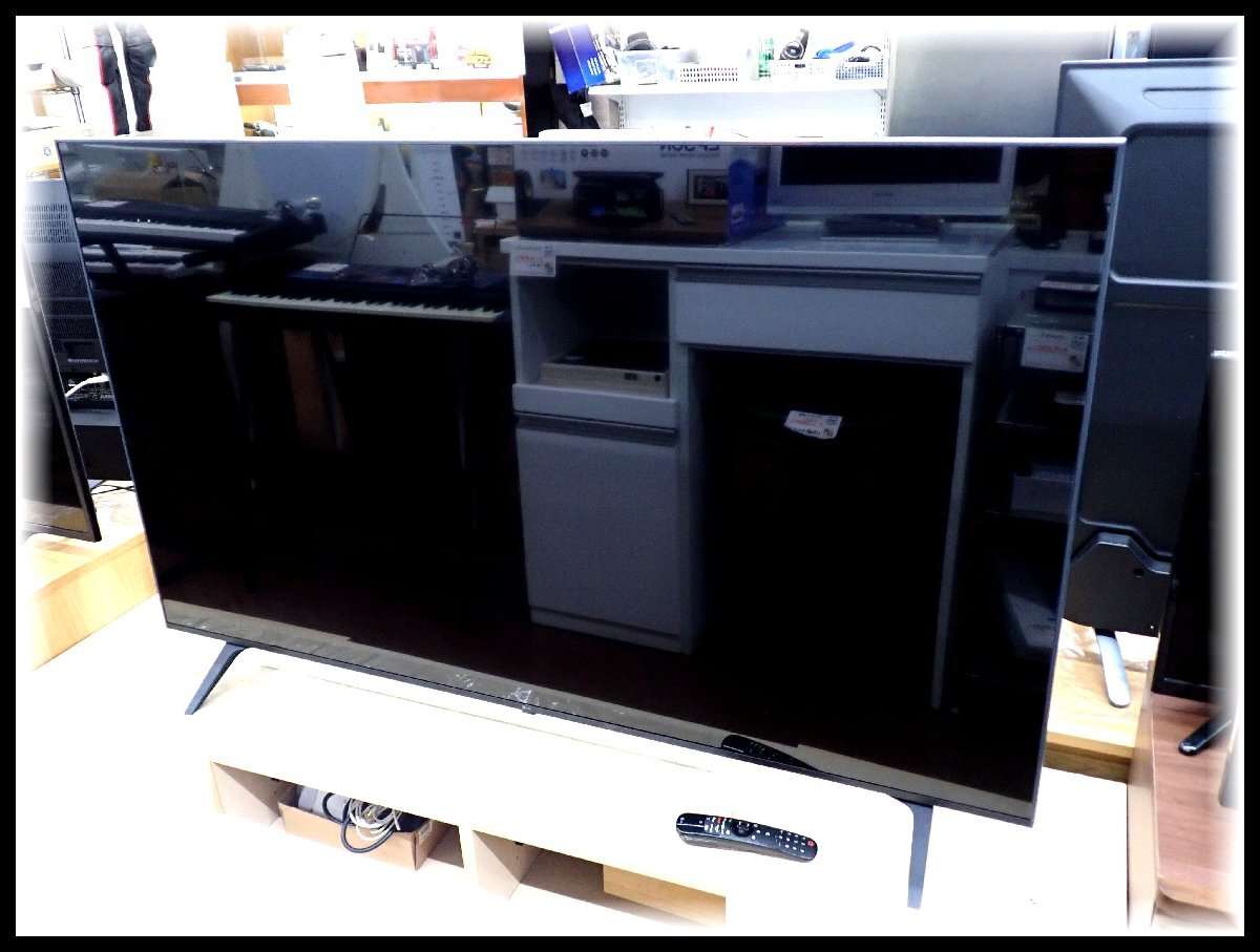 4506ST 美品 LG 65V型 4K UHD スマートテレビ 65UQ8000AUB チューナーレスTV 寸法(約)W145.2×D26.9×H83.8cm 店頭渡し歓迎 家財便Dランク
