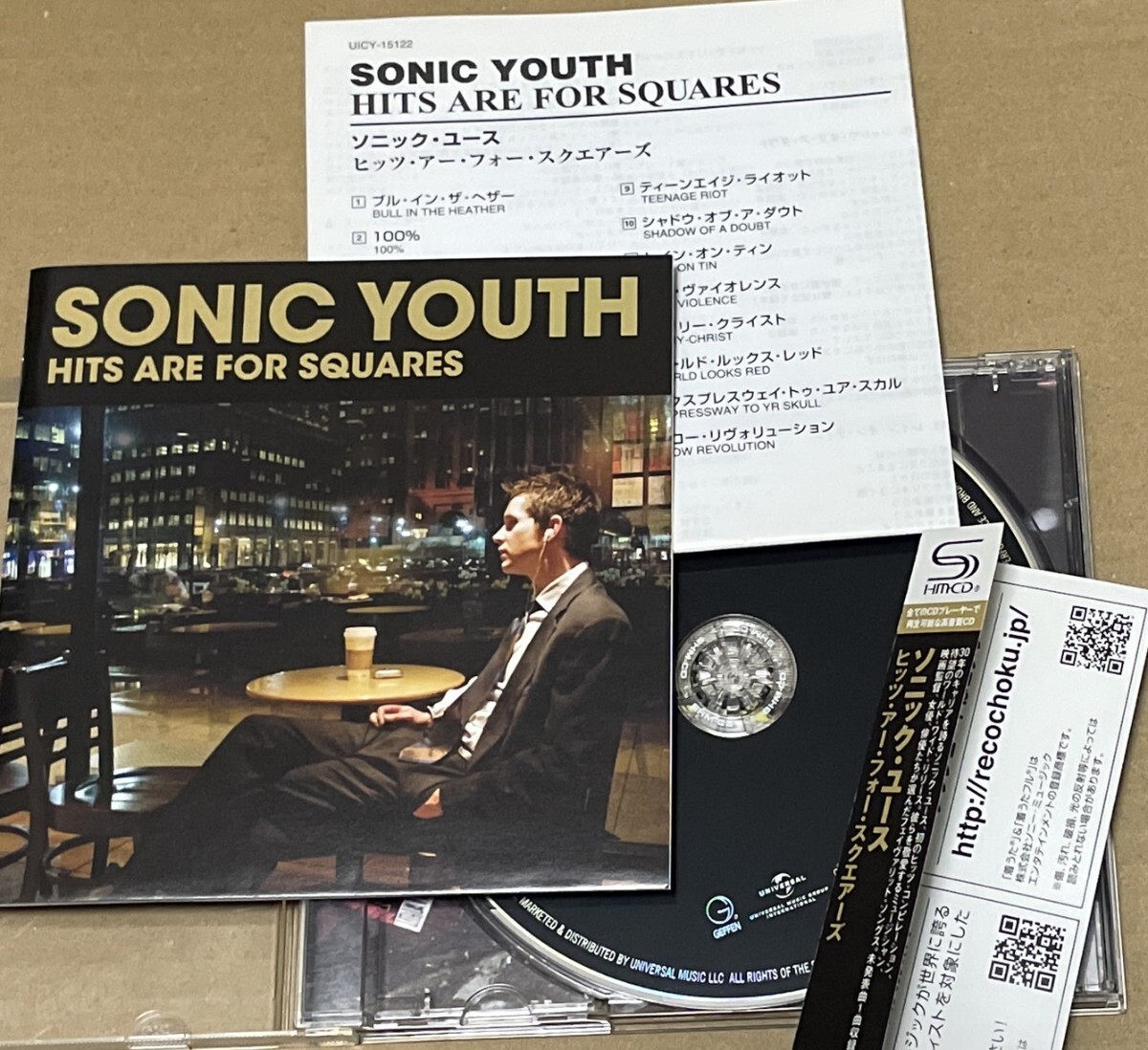 送料込 SHM-CD Sonic Youth - Hits Are For Squares / ソニック・ユース - ヒッツ・アー・フォー・スクエアーズ / UICY15122