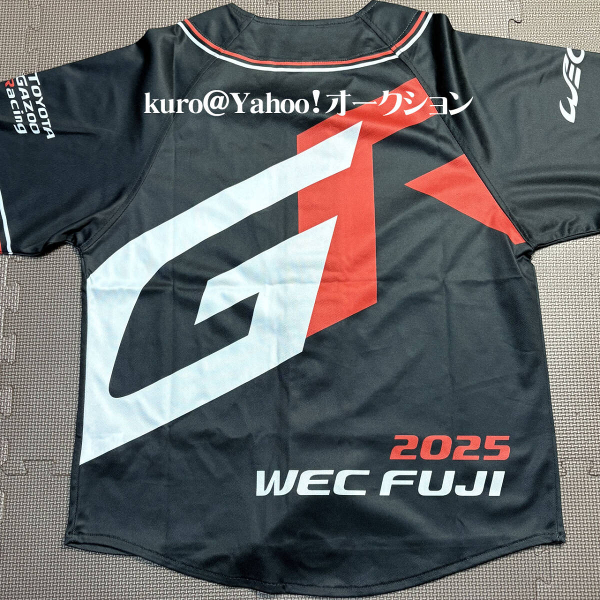 希少 Sサイズ　2025 WEC 富士　TOYOTA GAZOO RACING ベースボールシャツ　黒　TGR　GR