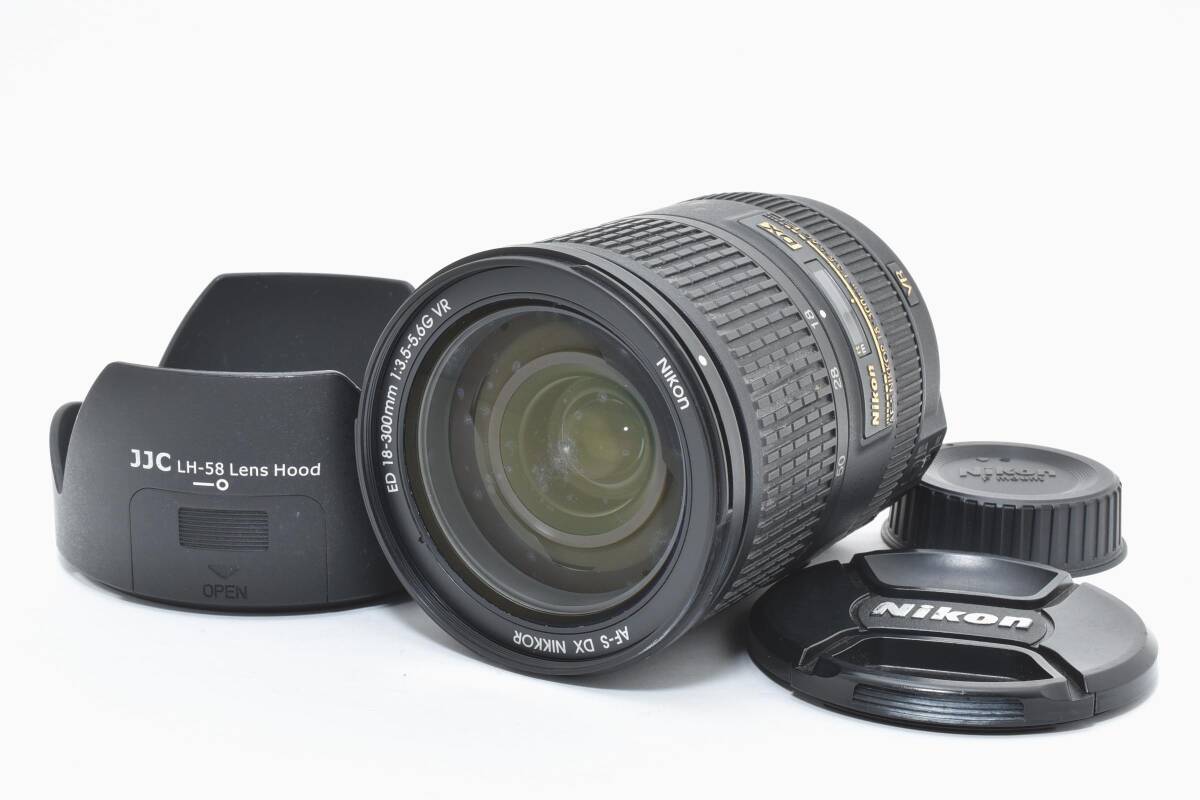 ★実用品★ ニコン NIKON AF-S DX NIKKOR 18-300mm F3.5-5.6G ED VR ★付属品付き！　　　48-68-5#081 #8008