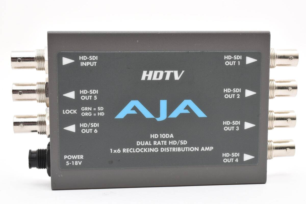 ★希少良品★ AJA HD10DA HD-SDI 6分配増幅器 コンバータ ①　　　48-68-5#03 #8084