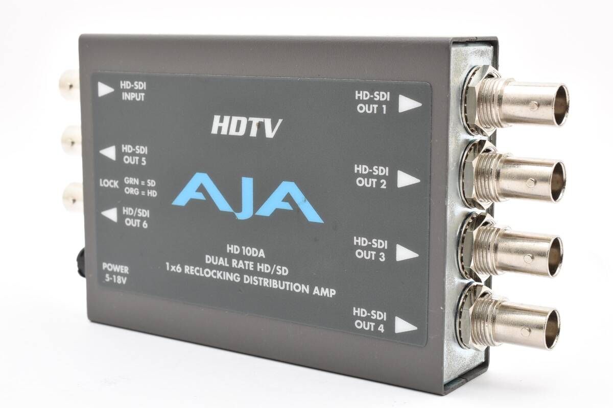 ★希少良品★ AJA HD10DA HD-SDI 6分配増幅器 コンバータ ②　　　 48-68-5#03 #8085