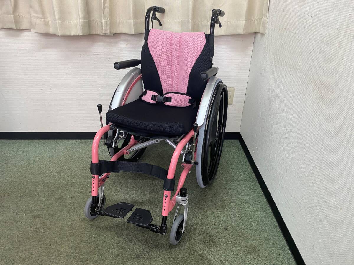 松永製作所　suai nrp カーボンホイル 自走式用車いす アルミフレーム・転倒防止　介助ブレーキ・タイヤが左右外せる　スポーツタイプ