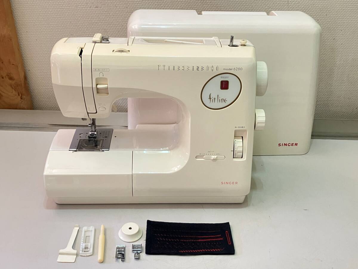 【長期保存・現状品】 SINGER シンガーミシン　 fitline 　model 6280 