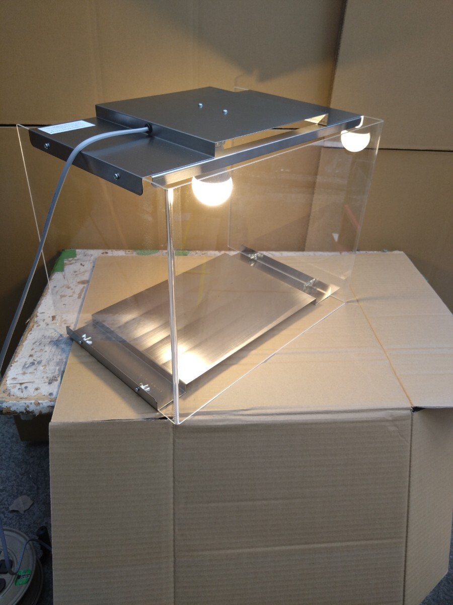 新品 送料無料 温蔵 アクリルフード 保温ケース 街頭販売のお供に 発熱ランプ やきとり やきそば 学園文化祭盆踊り お好み焼き イベント
